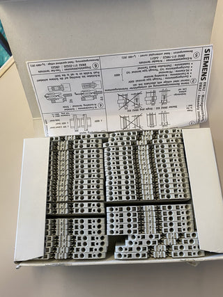 50x Siemens 8WA2011-1DF40 Durchgangsklemme NEU OVP Reihenklemme3
