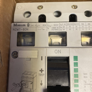 Moeller NZM7-80N Kompaktleistungsschalter 80A 3-polig neu2