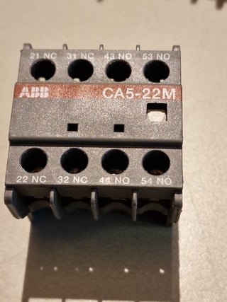 ABB CA5-22M Hilfskontaktblock 1SBN010040R1122 Hilfsschalterblock 2S/2Ö Gebraucht0