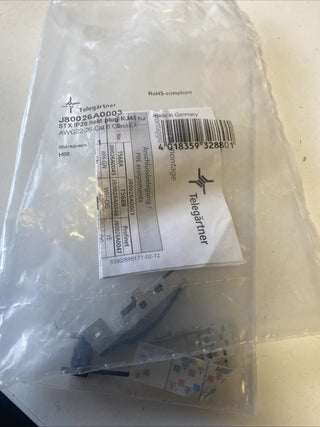 Telegärtner STX RJ45 Stecker Cat.6 J80026A0003 Feldkonfektionierbar NEU OVP1
