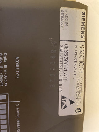Siemens 6ES5306-7LA11 Simatic S5 Anschaltungsbaugruppe Interface IM 306 Gebr.3