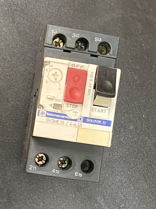Telemecanique GV2ME10 Motorschutzschalter 4 - 6,3A | Gebraucht2