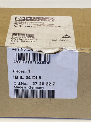 Phoenix Contact IB IL 24 DI 8 – Digitales Eingabemodul (2726227) – NEU2