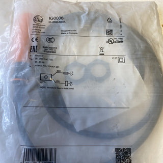 ifm electronic IG0006 Induktiver Sensor M18 – 8mm – 20-250V AC/DC – NEU & OVP1