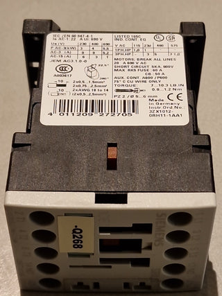 Siemens Sirius Schütz 3 RT 1016 - 1 BB41  gebraucht3