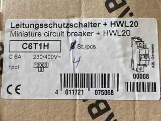 ABL Sursum C6T1H Leitungsschutzschalter, Sicherungsautomat 230/400V1