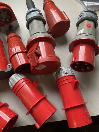 14x MENNEKES Industriestecker CEE-Stecker Posten Konvolut 16A / 32A GEBRAUCHT4