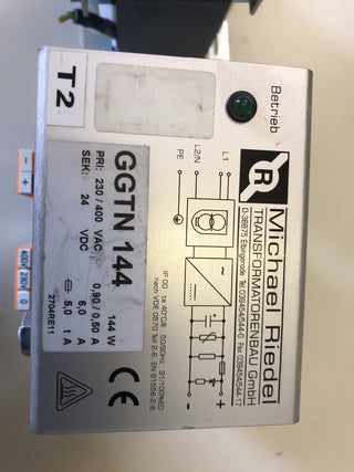 RIEDEL GGTN 144 Gleichrichtergerät / Sicherheitstransformator 24V 6A – geprüft