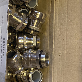 VE 25x Newlec Kabelverschraubung MS M25 kurz HMSM25 IP68 Messing NEU OVP2