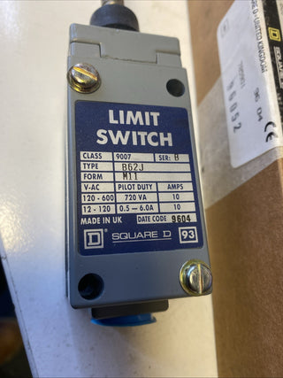 Square D 9007-B62J Endschalter / Limit Switch – Wobble Stick – NEU & OVP5