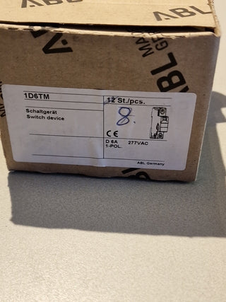 ABL Sursum 1D6TM Leitungsschutzschalter 6A 277VAC neu6