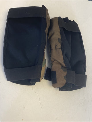 BPE-USA Militär Ellbogenschützer Woodland Camo – TOP Zustand]