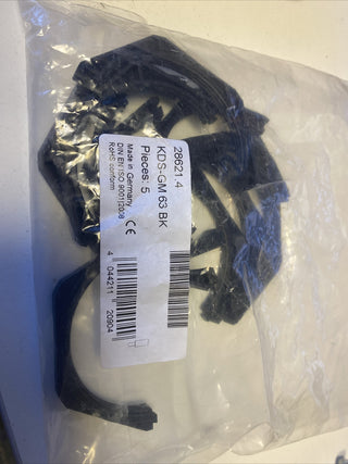 5x CONTA-CLIP KDS-GM63 BK Gegenmutter M63 schwarz – neu2