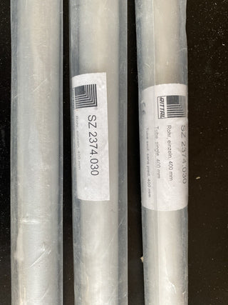 3x Rittal SG 2374.030 Montageelement Aluminium | Rohr einzeln L=400mm | NEU1