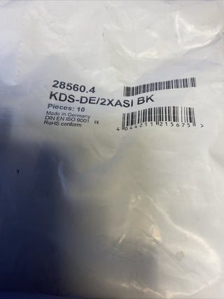 CONTA-CLIP KDS-DE/2XASI BK Dichtelement schwarz neu0