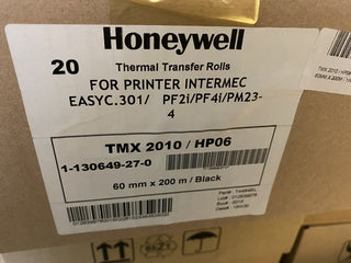 NEU 20x Rollen Honeywell Thermotransferband 1-130649-27-0 TMX 2010 HP06 60mm x 20