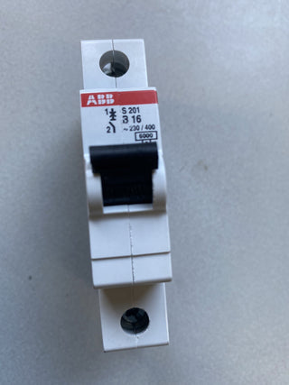 ABB S201-B16 Leitungsschutzschalter 1-polig 16A Sicherung 6kA – Gebraucht1