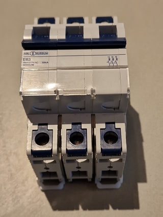 ABL Sursum 3E63UM Motorschutzschalter 3P 63A 480Y/277VAC MS-Schalter NEU0