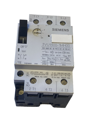 Siemens 3VU1300-1MH00 Motorschutzschalter 1,6 – 2,4 A (Gebraucht)0