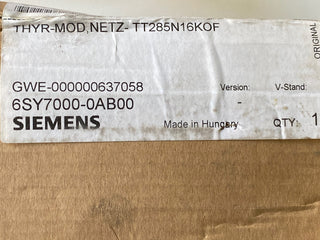 Siemens 6SY7000-0AB00 Netz-Thyristor Modul TT285N16KOF | NEW & OVP0