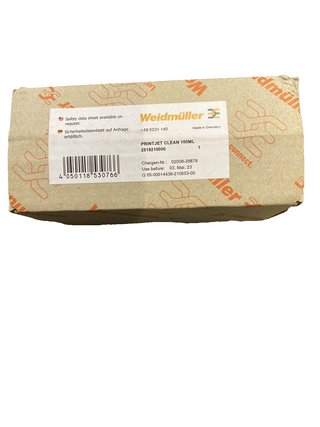 Weidmüller PrintJet Cleaner 100ml | 2518210000 | Reinigungsmittel für PrintJet0