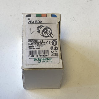 Schneider Electric Harmony XB4 Wahlschalter-Frontelement Schwarz (ZB4BD2) Neu1