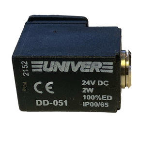 UNIVER DD-051 Magnetspule U05 – 24V DC / 2W – 15 mm Faston3