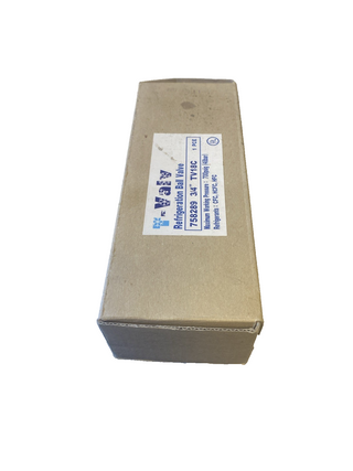  T-VALV TV18C Kugelabsperrventil 3/4" mit Schrader-Ventil (Art. 758289) – NEU & 