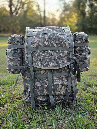 US Army MOLLE II Large Rucksack ACU Digital UCP Field Pack Komplettset0