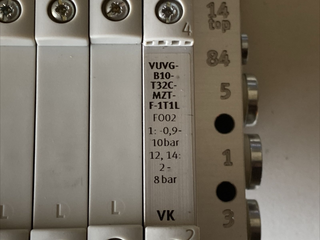 Festo VTUG-10 Ventilinsel VUVG Magnetventil 24V Multipol Neu ohne OVP4