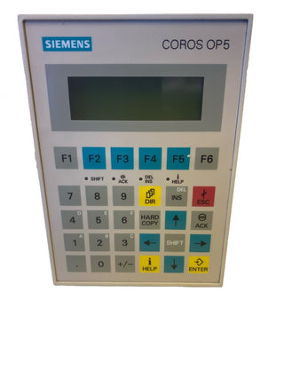 Siemens COROS OP5-A1 Operator Panel 6AV3505-1FB01 OP50