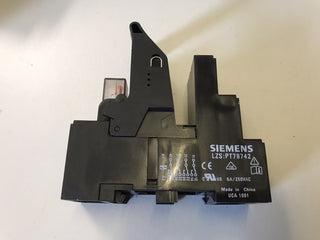 4x Siemens SIRIUS Steckrelais Komplettgerät LZS:PT5B5L24 | 24V DC | 4 Wechsler |5