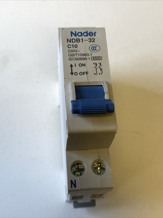 NADER NDB1-32 C10 1P+N Leitungsschutzschalter 230V – neu4