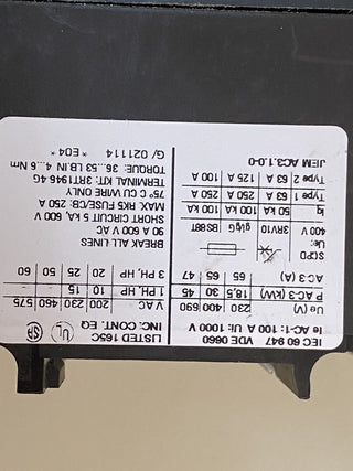 Siemens Sirius 3RT1044-1B...0 3RT1044-1BB40 24V DC