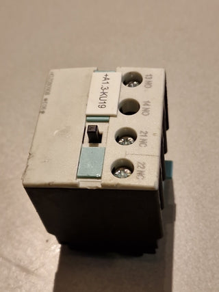 Siemens 3RH1921-1LA11 Hilfsschalterblock Hilfsschütz 1NO+1NC S0-S12 Gebraucht1