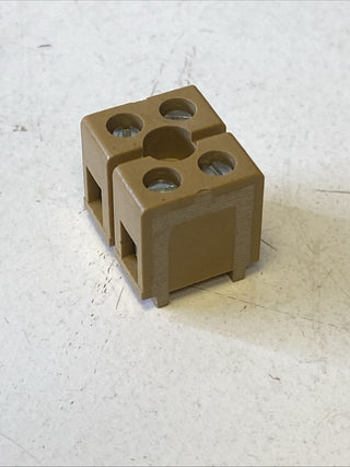 27x Weidmüller MK 3/4 KrG Reihenklemme 4-polig 24A Gelb – NEU1