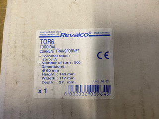 Revalco TOR6 Ringkern-Stromwandler Kabelumbauwandler Ringkernwandler 60mm0
