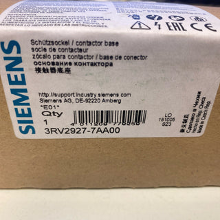 Siemens SIRIUS Schützsockel 3RV2917-7AA00 | NEU & OVP2
