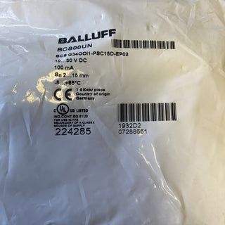 Balluff BCS00UN Kapazitiver Sensor BCS G34OOI1-PSC15D-EP02 – NEU & OVP1