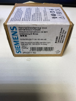 Siemens Klemmenblock 3RV2917-5D Zubehör für Sirius System0