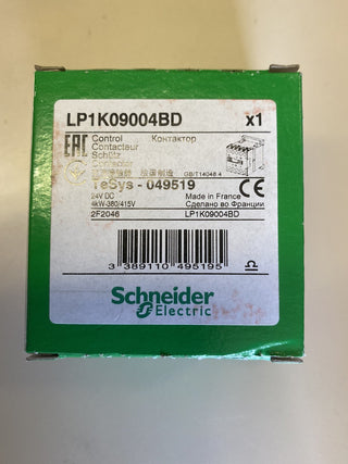 Schneider Electric TeSys K LP1K09004BD Leistungsschütz 4-polig 24V DC – neu2