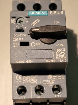 Siemens Sirius 3RV2 Leistungsschalter (3RV2021-1GA10)#120