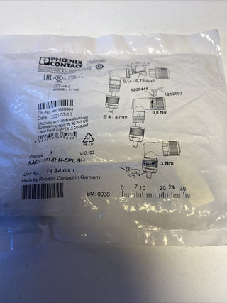 M12 Steckverbinder, geschirmt PHOENIX 1424661 - SACC-M12FR-5PL SH0