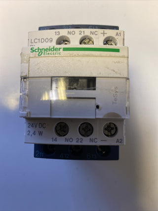 Schneider Electric LC1D09 BL SCHÜTZ 24VDC 4kW/400V3