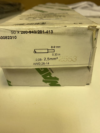50x WAGO 280-943/281-413 Doppelstock-LED-Klemme 2,5mm² grau – NEU2