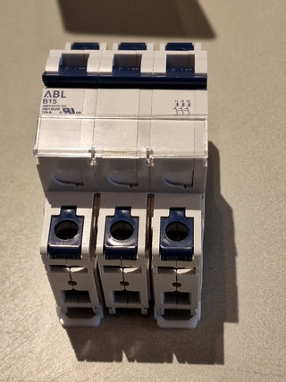 ABL SURSUM 3B1UR Leitungsschutzschalter Sicherungsautomat 3-polig 1A 480Y/277VAC0