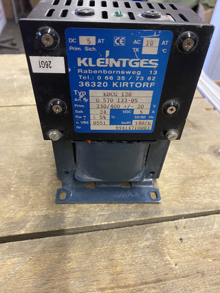 Kleintges EDCG 120 Gleichstromversorgung | 24V DC / 5A | Netzgerät Schaltschrank2