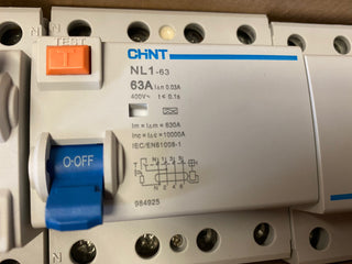 Chint NL1-63 Typ A FI-Schutzschalter – 4-polig | 63A | 30mA | 9849252