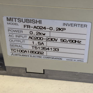 Mitsubishi Freqrol FR-A024-0.2K | Frequenzumrichter 0.2kW4
