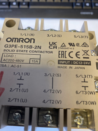 Omron G3PE-515B-2N Halbleiterrelais Solid State Relay SSR 15A 12-24V DC Steuerun0